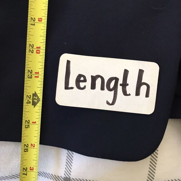 J. Crew Regent Navy Blue Classic Preppy Academia Blazer Jacket - 10 M - Picture 7 of 9